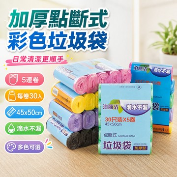 點斷垃圾袋 家用辦公室垃圾袋 廚房桌下廁所飯店民宿垃圾桶收納清潔袋 點斷撕取 桌下備用使用