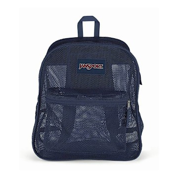 Jansport 後背包 Mesh Pack 海軍藍 網袋 書包 減壓背帶 JS0A2SDG003