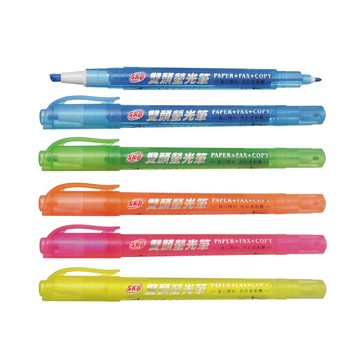 SKB IK-15 雙頭螢光筆 (0.5mm & 3.0mm)【APP滿額下單4%點數(單一帳號最高1500點)】5/31止