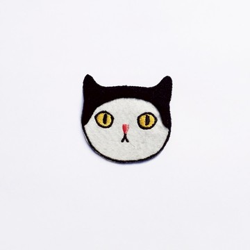 阿喵理髮廳 - 泳帽君繡花別針