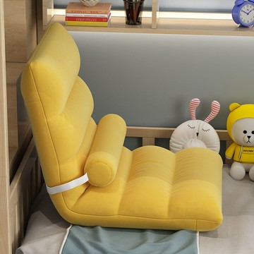 【最低價 公司貨】懶人沙發榻榻米單人臥室陽臺飄窗沙發可折疊宿舍床上靠背休閑椅子