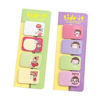 3452 韓系女孩便條貼 韓系便利貼 書籤N次貼 便條本 memo紙 便條紙