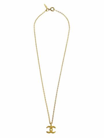 CHANEL Pre-Owned - 1990-2000s CC chain-link necklace - women - Gold Plated - One Size