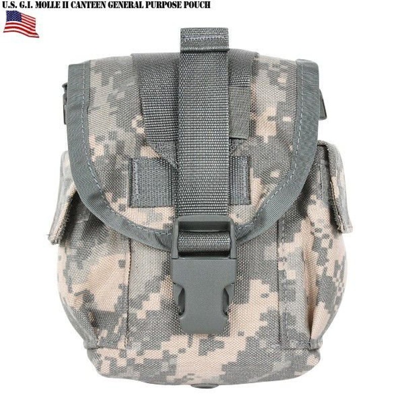 ミリタリーポーチ 実物 新品 米軍MOLLE II CANTEEN GENERAL PURPOSE POUCH ACU ユーティリティポーチ  モールシステム アメリカ軍【クーポン対象外】【I】 通販 LINEポイント最大1.0%GET | LINEショッピング