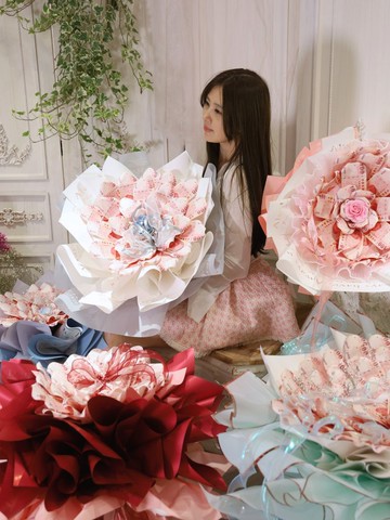 36張鈔票現金花束  有錢花