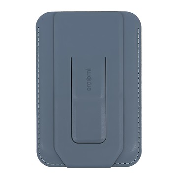 ergomi Ares 磁吸手機卡夾支架，通勤門禁一嗶即過，付款感應直接嗶卡  霧霾藍  1個