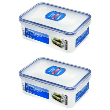 LocknLock 樂扣樂扣 PP微波保鮮盒 HPL815M  2個容器 + 2個蓋子  2個