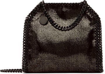 Stella McCartney 黑色 Falabella Tiny 单肩包