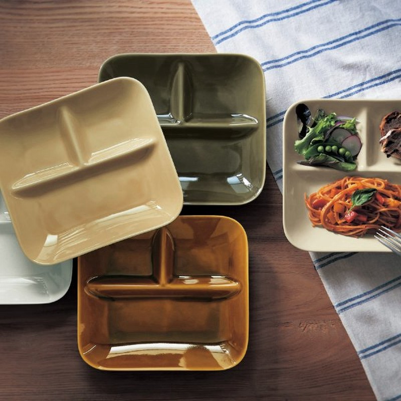 ランチプレート 平皿 プレート 2枚セット 仕切り付き おしゃれ 食器 電子レンジ可 食洗器可 日本製 お皿 通販 Lineポイント最大0 5 Get Lineショッピング