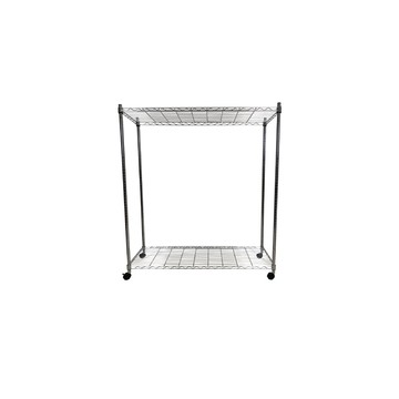 我塑我形 120 x 45 x 95 cm MIT耐重移動式萬用鐵力士鍍鉻二層收納架 置物架 鐵力士架 二層架