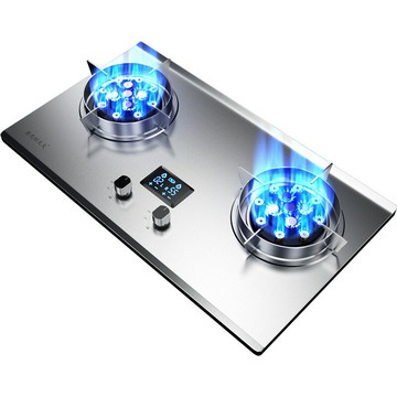 煤氣竈雙竈家用 猛火 定時爐具雙頭台式嵌入式液化氣天然氣燃氣竈