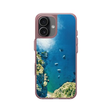 iPhone 17 Clear (相機按鈕) 晶醺玫 - LOOK！多看我一眼 LOOK! Nature Seeks Attention - 大自然的傑作（蔚藍海岸）