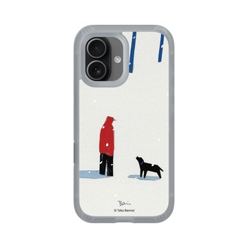 iPhone 17 AirX 流變灰 - Taku Bannai 坂内拓 - Snow fun｜雪地與愛犬的小步伐