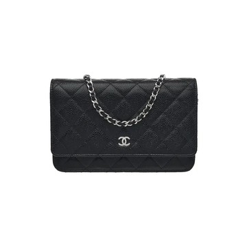 CHANEL 經典荔枝紋翻蓋鏈條小包 (晶片)