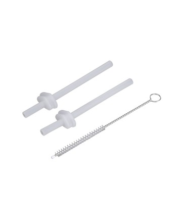 好拎就口杯-矽膠吸管替換組2入(附吸管刷)