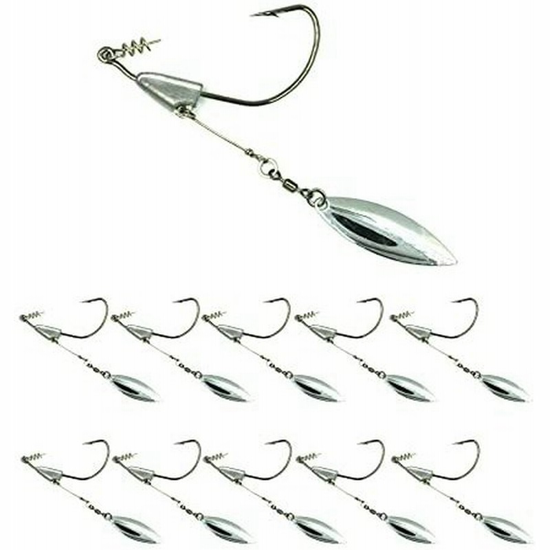 釣り Blue Ocean オフセットフック リグ ルアーセット フックサイズ３ ０ ウェイテッドフック ルアーセット バス マゴチ 根魚 通販 Lineポイント最大get Lineショッピング