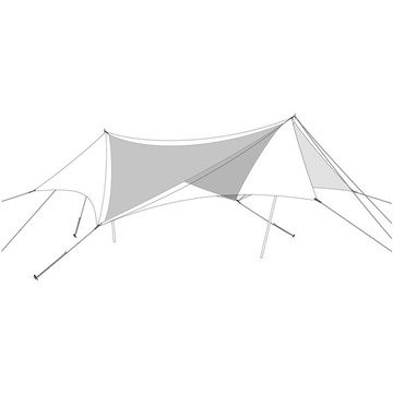 Snow Peak HD 六角蝶形天幕 Pro. 焚火內掛頂布 (TP-250IR)