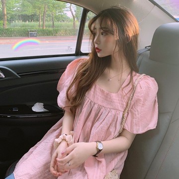 法式方領襯衫女設計感小眾襯衣夏季年新款時尚韓版百搭上衣潮