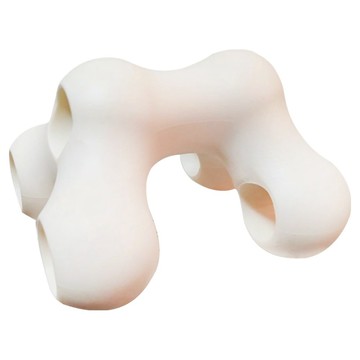 MICHAEL FITNESS 麥克健身 頸椎按摩枕 白色 牽引按摩  128 x 115 x 84mm  1個