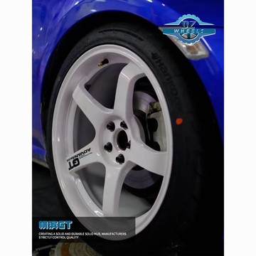 【最低價】【公司貨】適用于橫濱GT經典五幅輕量化輪轂17 18 19寸旋壓輪轂改裝鍛造輪轂