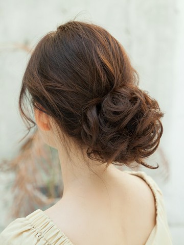 真發假發圈女夏丸子頭神器盤發蓬松卷發圈懶人花苞頭自然發飾頭花