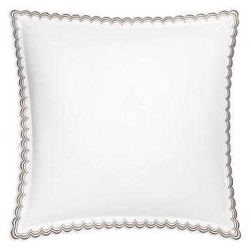 Matouk Stella Scalloped Embroidered Euro Sham