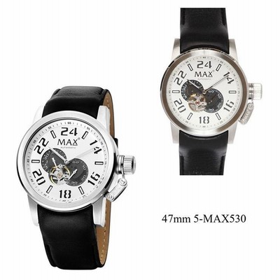 腕時計 メンズ 革ベルト 新品 MAX XL WATCHES 5-MAX528 5-MAX530 時計 