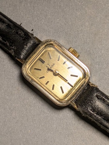 Omega 手上鍊機械錶 長方古董錶 vintage watch