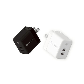 OMNIA X35C GaN 35W雙孔智慧分流迷你快速電源供應器 白