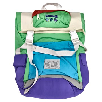 Vanwalk 出走 可愛日系大容量後背包 V2704  庫酷綠  高38x寬28.5x深13.3cm