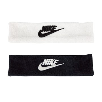 NIKE CLASSIC WIDE TERRY 頭帶 運動頭帶 止汗髮帶 健身 訓練 運動 舒適 貼合 寬幅 白 黑