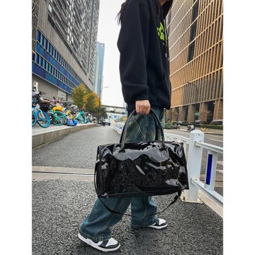 游泳包男大容量運動收納袋手提袋旅行包新款小眾PVC透明斜挎包女