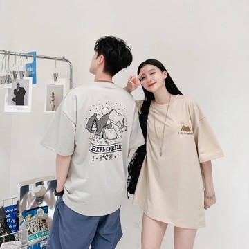【PAGANS STORE】韓國 SXPLORER 露營 帳篷 大自然 野外 探險 野營 印花 短袖 短Tee