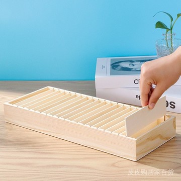 實木飾品髮箍手鐲髮夾展示架桌面大容量收納盒拆卸托盤首飾架陳列