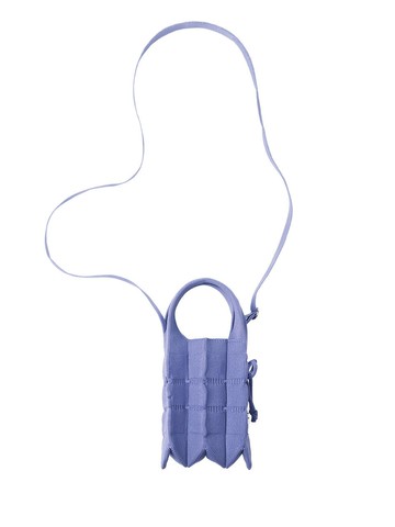 Pleated Recycled Mini Cross Bag [Lilac Mist]