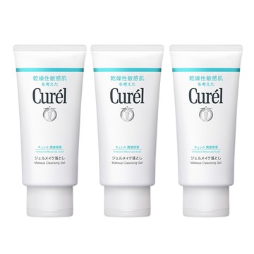 【Curel 珂潤】潤浸保濕深層卸粧凝露130g*3入
