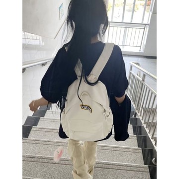 特惠✨書包大容量ins日系女生雙肩包高中生可愛大學生簡約百搭揹包字母 背包  後背包 肩背包 雙肩包 書包 小型後背包