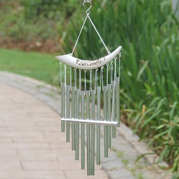 風鈴  樹脂像牙鋁管風鈴店鋪壁掛門牌風鈴掛飾   瑪麗蘇