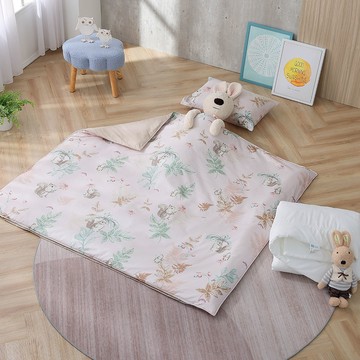 鴻宇 HongYew - 100%美國棉兒童鋪棉兩用被-小松嘉比-135x150cm