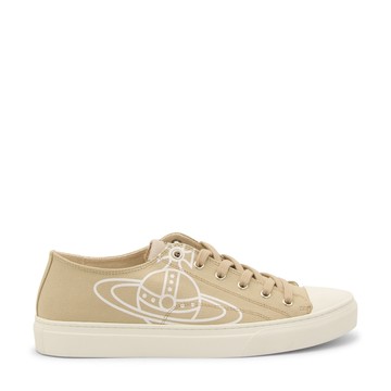 Vivienne Westwood - Beige Canvas Orb Sneakers