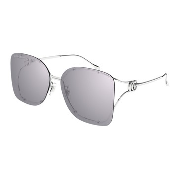 GUCCI 方形金屬太陽眼鏡(GG1713SA-004 FORK 系列)