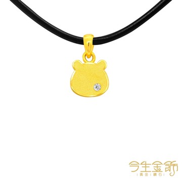 今生金飾 熊愛你墜 黃金墜飾