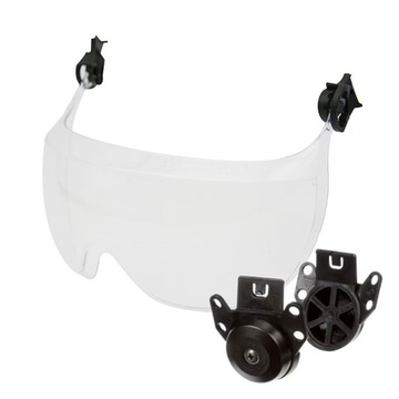 3M 短面罩SV01透明+P3EV/2 插扣(適用於3M X5000VX 工程安全帽)