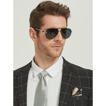 墨鏡男士開車專用偏光眼鏡個性時尚無框變色太陽鏡漸藍高級感潮流