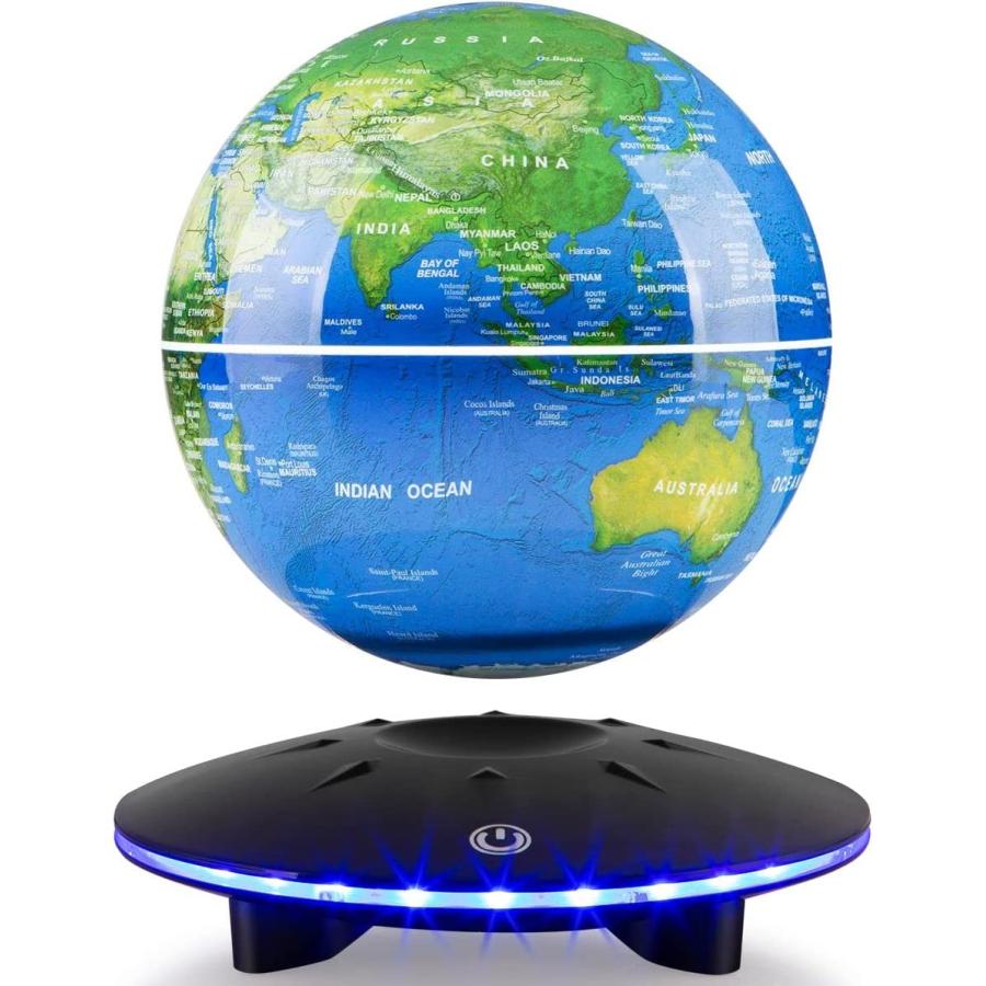 Magnetic Levitation Globe,-6 inch? Levitating Globe Lamp World Map Floating