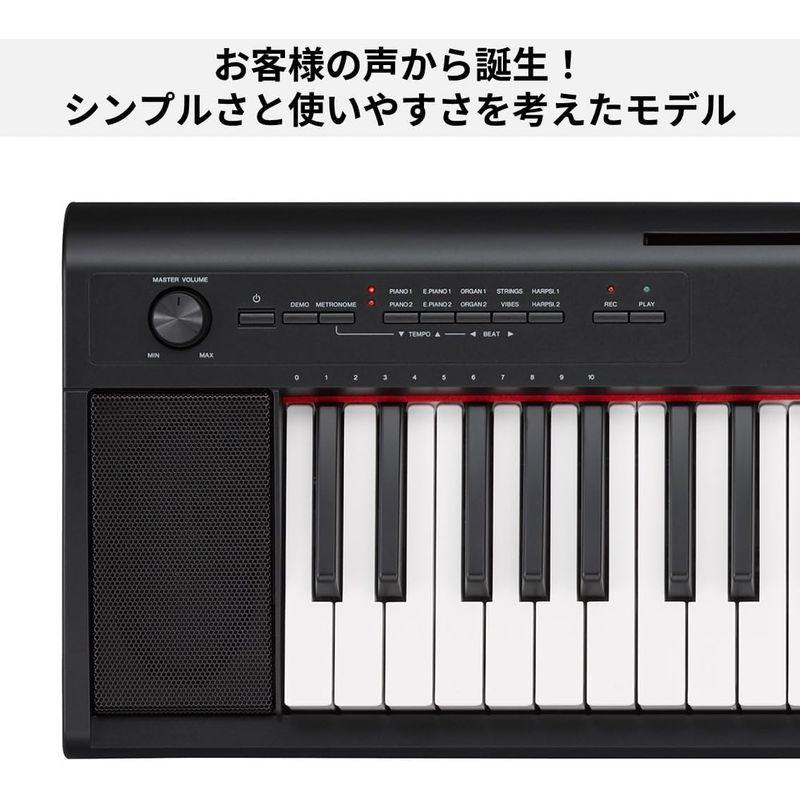 ヤマハ YAMAHA 電子キーボード piaggero ブラック NP-12B