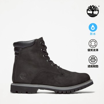 女款黑色休閒防水6吋靴|A17VM001