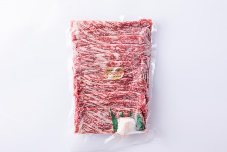 北海道産 黒毛和牛 みついし牛 A5 すき焼き 用 もも肉 500g