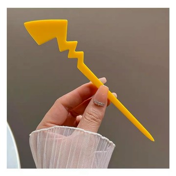 小廢物俱樂部 小紅書同款 皮卡丘髮簪 十萬福特髮簪 簡約丸子頭髮飾 少女感簪子 盤髮髮飾 閃電髮簪 交換 生日禮物