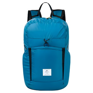 Naturehike 挪客 云雁輕量防水摺疊後背包 柔軟面料 整包重約172g 30D尼龍防水布 防水指數2000+ YKK防水拉鍊  48 x 26 x 19cm  藍色